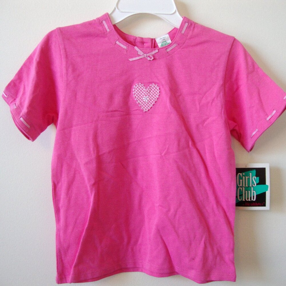 Healthtex Girls Short Sleeve Top/Shirt - Size XS(7) -  New w/Tags - 1990's NOS